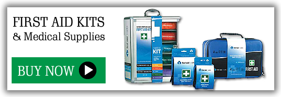 Buy first aid kits and medical supplies